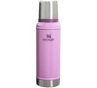 Stanley Classic Vacuum Insulated Wide Mouth Bottle - Hammertone Lilac - BPA-Free 18/8 Stainless Steel Thermos for Cold & Hot Beverages - 1.0 QT