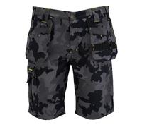 Stanley Clothing Hanley Holster Shorts Black Camouflage Waist 34"