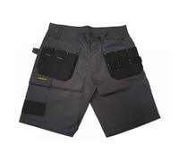 Stanley Men's Sedona Holster Work Shorts - Holster Pocket - Grey Waist 32in