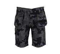 Stanley® Clothing STW40058-204 Hanley Holster Shorts Black Camouflage Waist 34In