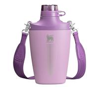 Stanley Cross Bottle 23 oz | Travel Water Bottle with Jacquard Strap | Leakproof Tritan Lid with Removable Straw | Insulated Stainless Steel | BPA-Free | Lilac