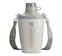 Stanley Cross Bottle 650ml Travel Water Bottle with Jacquard Strap - Leak-proof Tritan Lid with Removable Straw - Stainless Steel - BPA Free - Ash