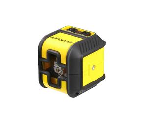 STANLEY CUBIX Self Levelling Red Cross Line Laser Level & Mounting Clamp, 177498