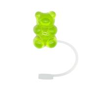 Stanley Cup Straw Cover Cap - Silicone Bear Toppers, Dust-Proof Tips, Compatible with 30&40 Oz Tumbler