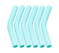 Stanley Cup Tumbler Silicone Straws, 6 Pcs Reusable Silicone Tips, Food Grade Rubber, 8-10mm Diameter