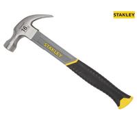 Stanley Curved Claw Hammer with Lightweight Fibreglass Shaft 450g 16oz STA051309