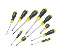 Stanley Cushion Grip Screwdriver Set, 10 Piece SL/PZ 2-65-014