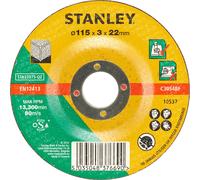 Stanley Depressed Centre Concrete and Stone Cutting Disc 115mm Pack of 1