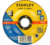 Stanley Depressed Centre Metal Cutting Disc 115mm Pack of 1