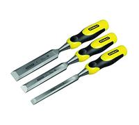Stanley Dynagrip 3 Piece Wood Chisel Set 12mm, 18mm, 25mm in Case STA516359