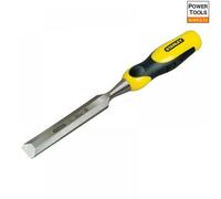 STANLEY 22mm Dynagrip Chisel with Bevel Edge and Strike Cap, 0-16-879