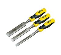 STANLEY® DYNAGRIP™ Bevel Edge Chisel with Strike Cap Set, 3 Piece STA216883