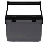 Stanley 1913 Adventure Easy-Carry Outdoor Cooler 15.1L - Ice Cold For 36 Hours - Cool Box - BPA-Free - Chest Cooler With Adjustable Bungee System - Travel Coolbox for 21 Cans - Leakproof - Black