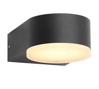 STANLEY Eider Wall Light Large LED Up or Down Outdoor IP44 Rated - Black