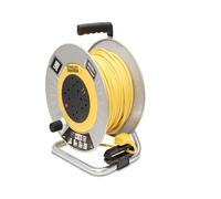 Stanley® Electrical SXECGM2OHXE Open Metal Drum Cable Reel 240V 13A 4-Socket + 2 Usb 50M
