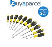Stanley 060211 Essential Screwdriver SL/PH/PZ Set Pack of 10