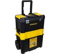 STANLEY Essential Rolling Workshop Toolbox, 3 Tier Stackable Units, STST1-80151
