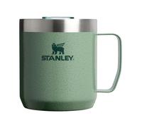 STANLEY Everyday Camp Mug, 12 oz, Hammertone Green | Insulated Stainless Steel Coffee Mug with Handle | Press Fit Drink Through Lid | Cup for Coffee, Tea and Drinks | BPA-Free
