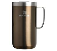 Stanley Everyday Camp Mug 24oz | Drink Through Lid | Cup for Coffee, Tea and Drinks | Insulated Stainless Steel Coffee Mug | BPA-Free | Gunshine Metal