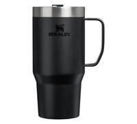 Stanley 1913 Everyday Suburban Travel Mug 0.7L - 2.5 Hours Hot - 7 Hours Cold - 30 Hours Iced - BPA Free - Dishwasher Safe - Stainless Steel - Black 2.0