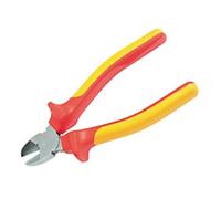 Stanley Fat Max Side Cutting Pliers 0-84-009 Bi-Materials Chrome Steel Silver, Red, Yellow