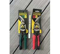 Stanley FatMax 2 xPack Offset Right & Left Aviation Tin Snips 214568 Free Pencil