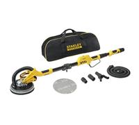 STANLEY FATMAX 225mm Drywall Sander with Extendable Pole, SFMEE500S-QS | 1.8m Reach, Foldable Handle, Integrated LED Light, Precision Control, 5m Extendable Hose