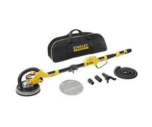 STANLEY FATMAX 225mm Drywall Sander with Extendable Pole, SFMEE500S-QS | 1.8m Reach, Foldable Handle, Integrated LED Light, Precision Control, 5m Extendable Hose