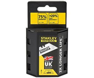 Stanley Fatmax 4-11-700 Knife Blade, Silver, Set of 50 Piece