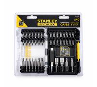 Stanley FatMax 40pc Screwdriver Drill Bit Set STA88560 Torx Hex Phillips Case