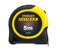 STANLEY FATMAX Tape Measure Blade Armor 5 M Metric Shock Resistant with Mylar Coating and Cushion Grip 0-33-720