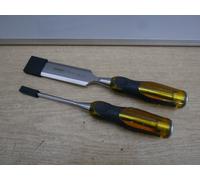 STANLEY FATMAX 6MM 1/4" & 32MM 11/4" BEVEL EDGE WOOD CHISELS 0 16 251 0 16 263
