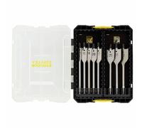 Stanley FatMax Connectable 8 Piece Flat Wood Drill Bit Set