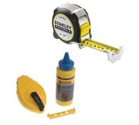 Stanley FatMax 8m STA538218 Tape Measure 0-47-443 30m Chalk Line Measuring Set