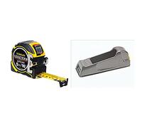 STANLEY FATMAX Autolock Tape, 5 m/16 ft & Metal Body Surform Block Plane 5 21 399