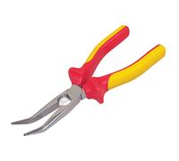 Stanley VDE Bent Nose Plier 200MM 0 84 008, Yellow/Red