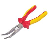 Stanley VDE Bent Nose Plier 200MM 0 84 008, Yellow/Red