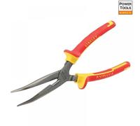 Stanley VDE Bent Nose Plier 200MM 0 84 008, Yellow/Red