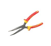 Stanley Fatmax Bent Long Nose Pliers Vde 200Mm in Red Stanley Red