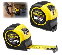 STANLEY FATMAX BladeArmor 10M 33FT Tape Measure Heavy Duty 32mm Wide Blade UK