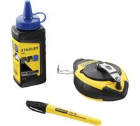 Stanley Stanley 0-47-681 FatMax Chalk Line & Blue Builders Chalk 30m 0-47-681