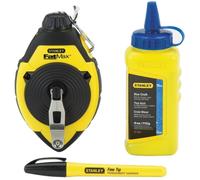 Stanley Fatmax Chalk Line Reel (Pack of 3) in Yellow Stanley Yellow