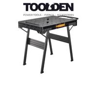 STANLEY FATMAX Express Folding Workbench - Portable Work Surface With 450kg Large Load Capacity, Clamp Compatible, FMST1-75672, Black
