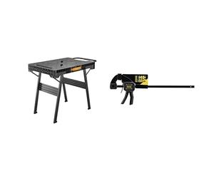 Stanley FatMax foldable workbench FMST1-75672 & FMHT0-83233 Handed Clamp, Black/Grey, 300 mm 45 kg Medium