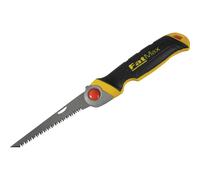 Stanley Folding Jabsaw 8 TPI Blade 3 Locking Positions with Ultra Hard Tooth and Soft Grip Handle FMHT0-20559
