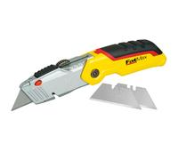 STANLEY FATMAX Folding Retractable Blade Utility Knife with 3 Blades, 0-10-825