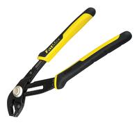 STANLEY 0-84-647 Multigrip Groove Joint Pliers 8'', Black/Yellow