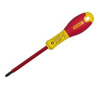 Stanley 0-65-417 FatMax Screwdriver Insulated Pozi PZ0 x 75mm