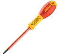 Stanley FatMax Insulated VDE Pozi Screwdriver PZ1 100mm
