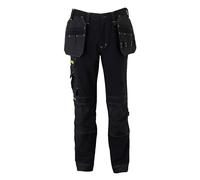 STANLEY FATMAX Medway Holster Pocket Work Trousers, Black W36/L31